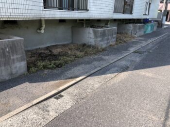 広島市　マンションオーナー様　冷却人工芝
